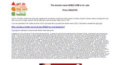 Desktop Screenshot of goeg.com